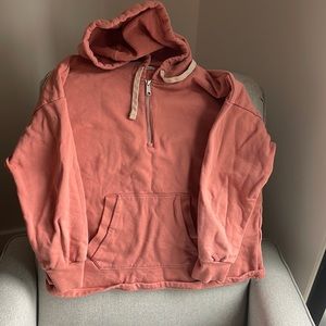 Madewell Women’s half zip pullover hoodie